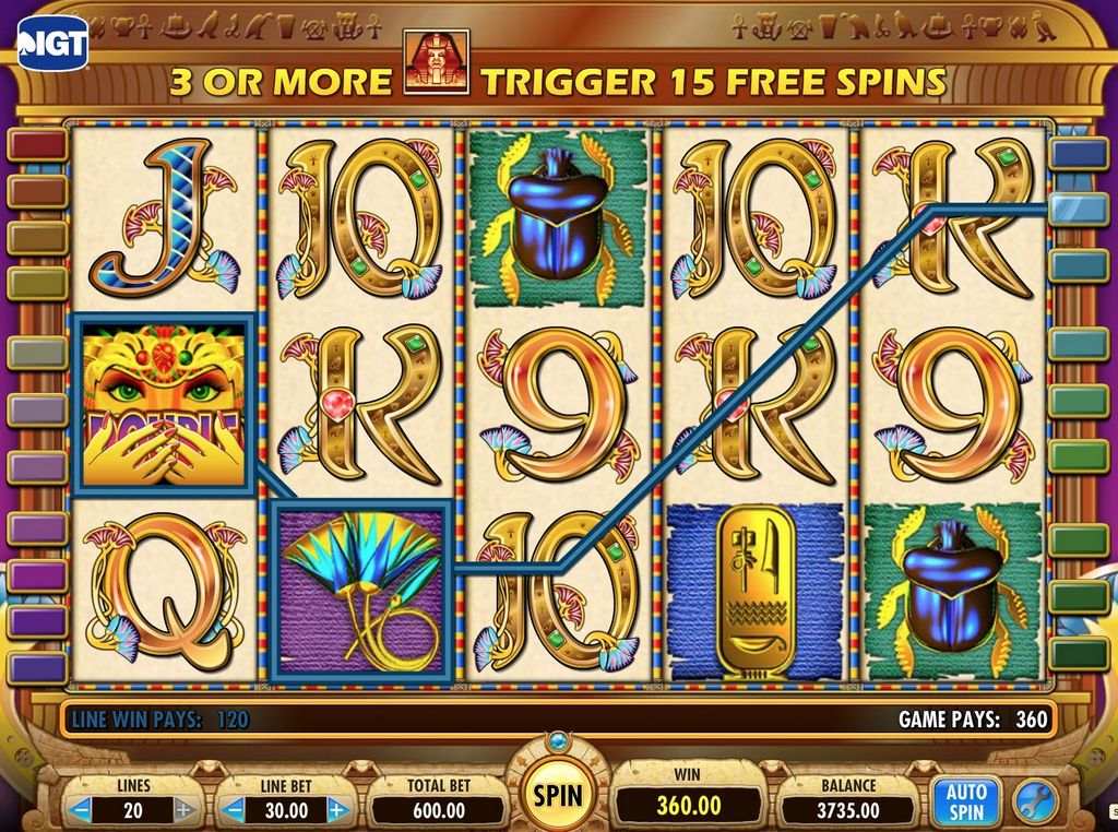 Juega gratis a Cleopatra's Treasure en modo de prueba